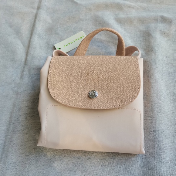 Longchamp Foldable Pink Backpack - Picture 1 of 12